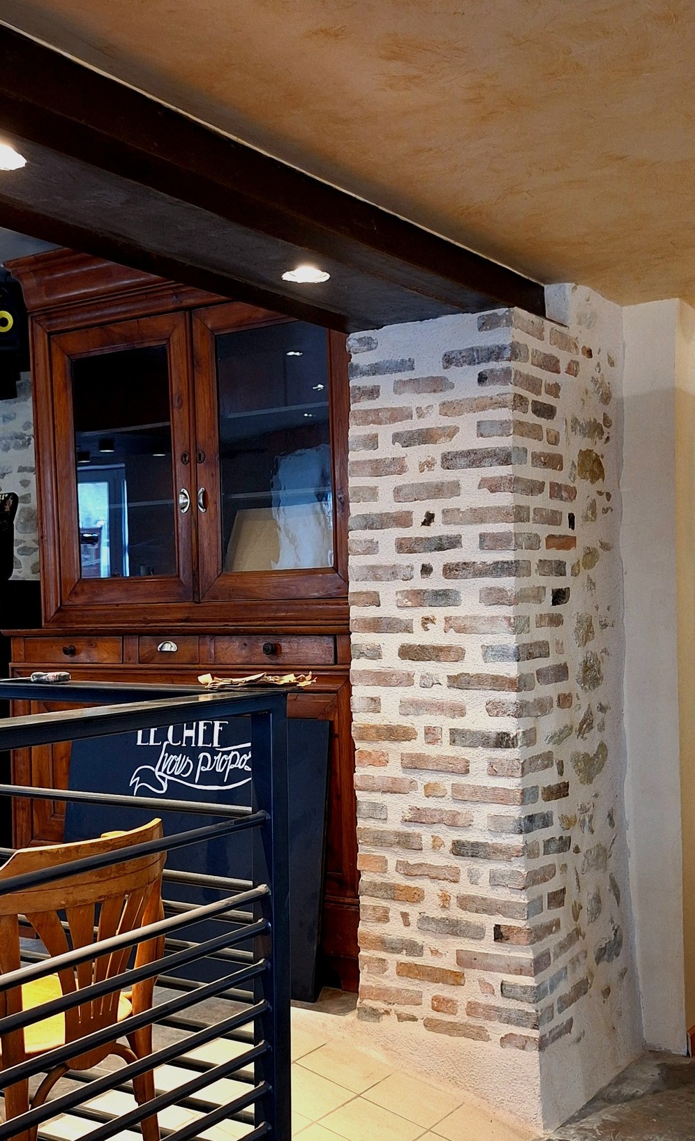 Intérieur du restaurant Chez Manue